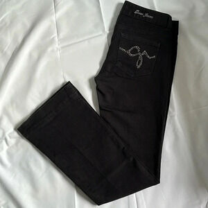 Rhinestone Bootcut Y2K Jeans, Size  29